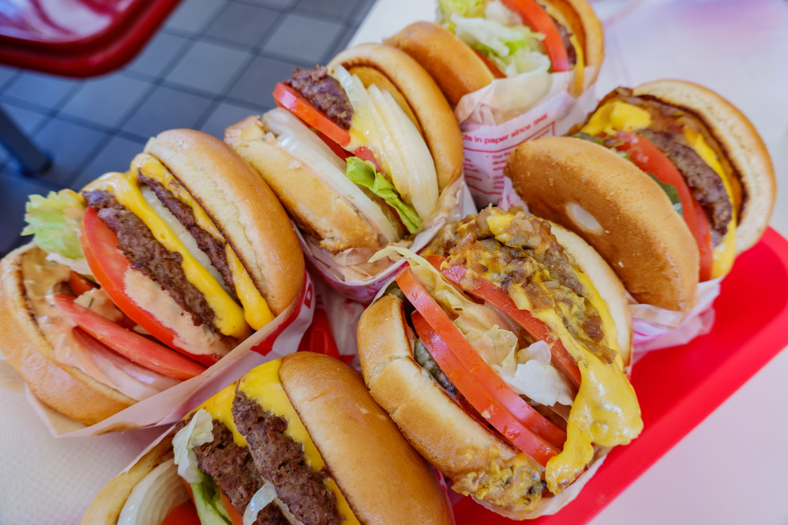 Close up shot of In-N-Out Burgers [Shutterstock/Kit Leong]