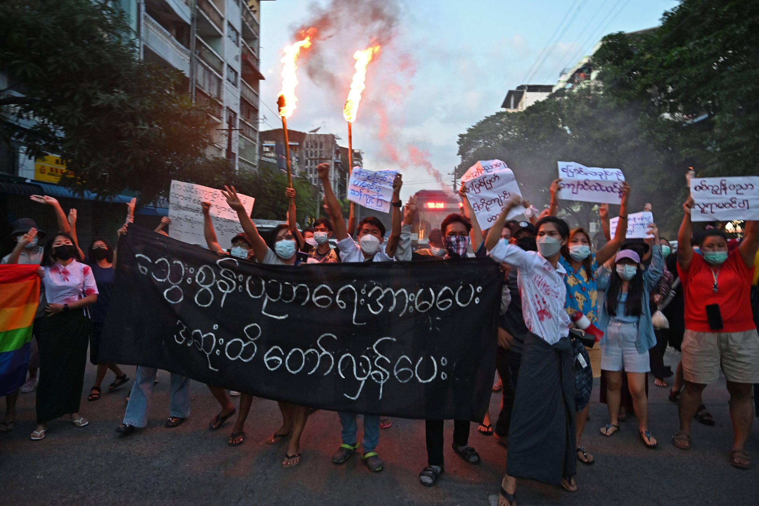 MYANMAR-MILITARY-POLITICS-PROTEST