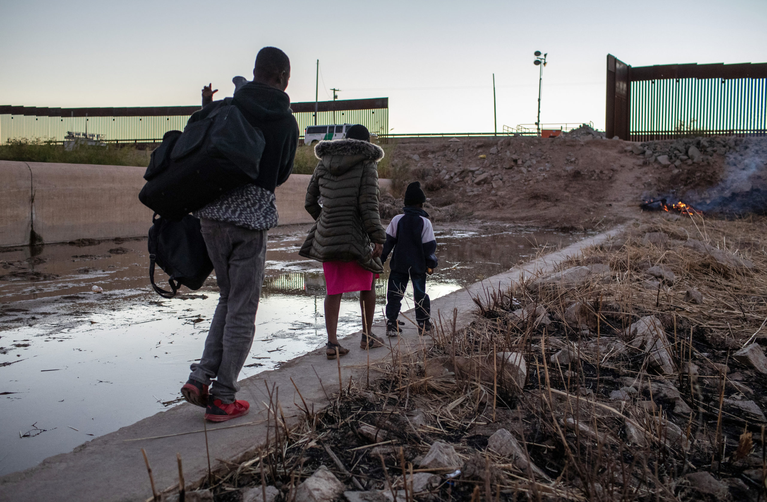U.S. Border Patrol Takes Immigrants Into Custody At Arizona-Mexico Border