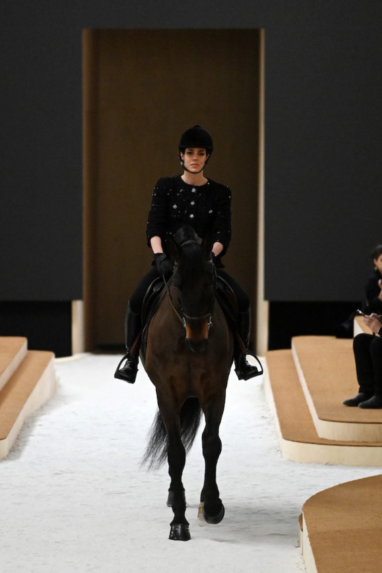 Chanel Kicks Off Paris Fashion Show With A Horse On The Runway The