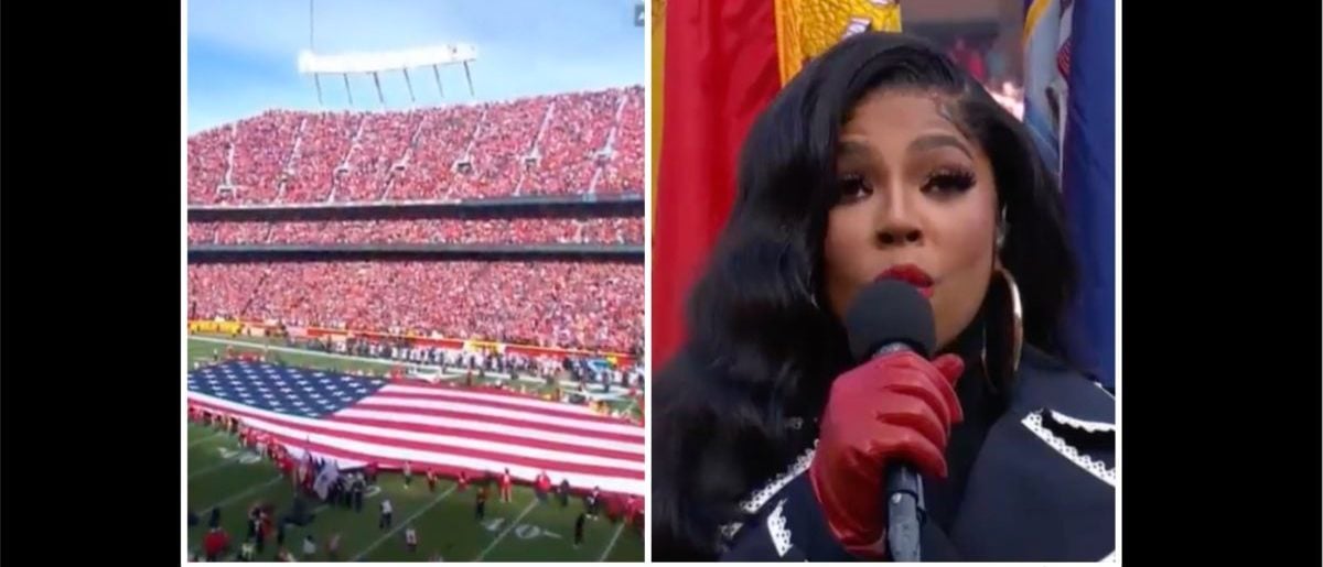 Chiefs Fans Sing National Anthem as Ashanti's Mic Cuts Out Before Chiefs- Bengals (VIDEO)