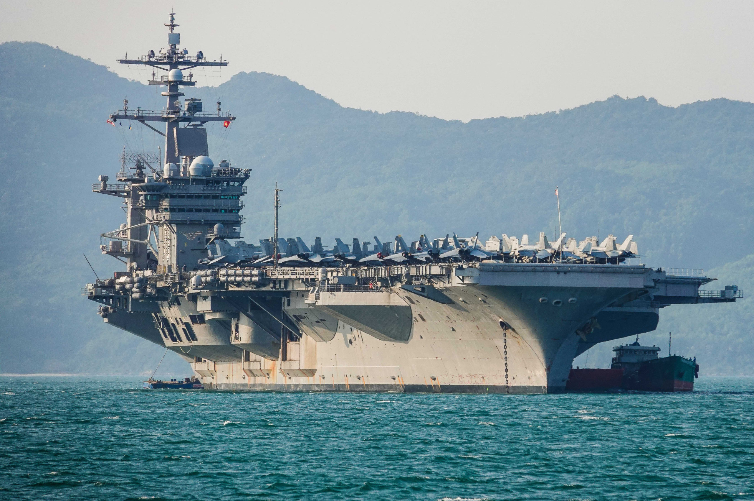 U.S. Aircraft Carrier Makes Historic Visit To Vietnam