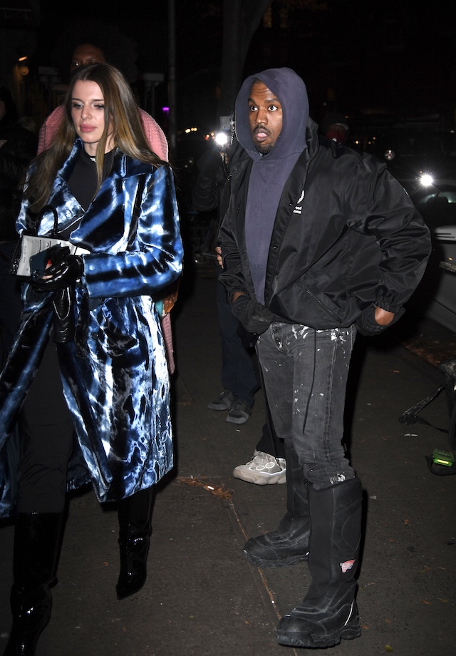 Pictured: Kanye West,Julia Fox Picture by: WavyPeter / SplashNews.com