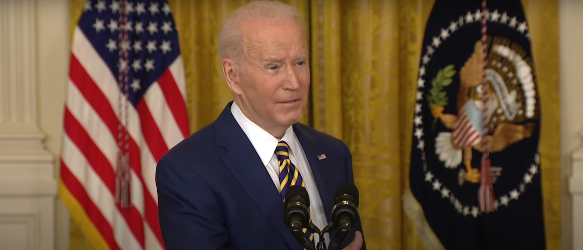 Biden Touts That ‘89%’ Of Grocery Store Shelves Are ‘Full’