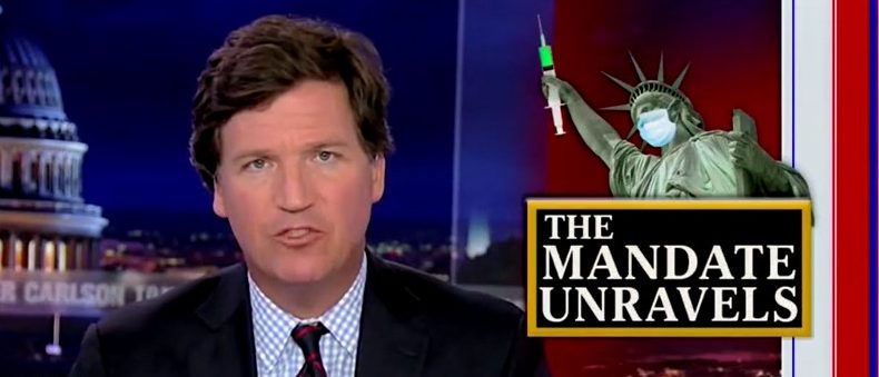 ‘Cringing Little Liberal’: Tucker Carlson Drags Brett Kavanaugh For Upholding Health Care Vaccine Mandate