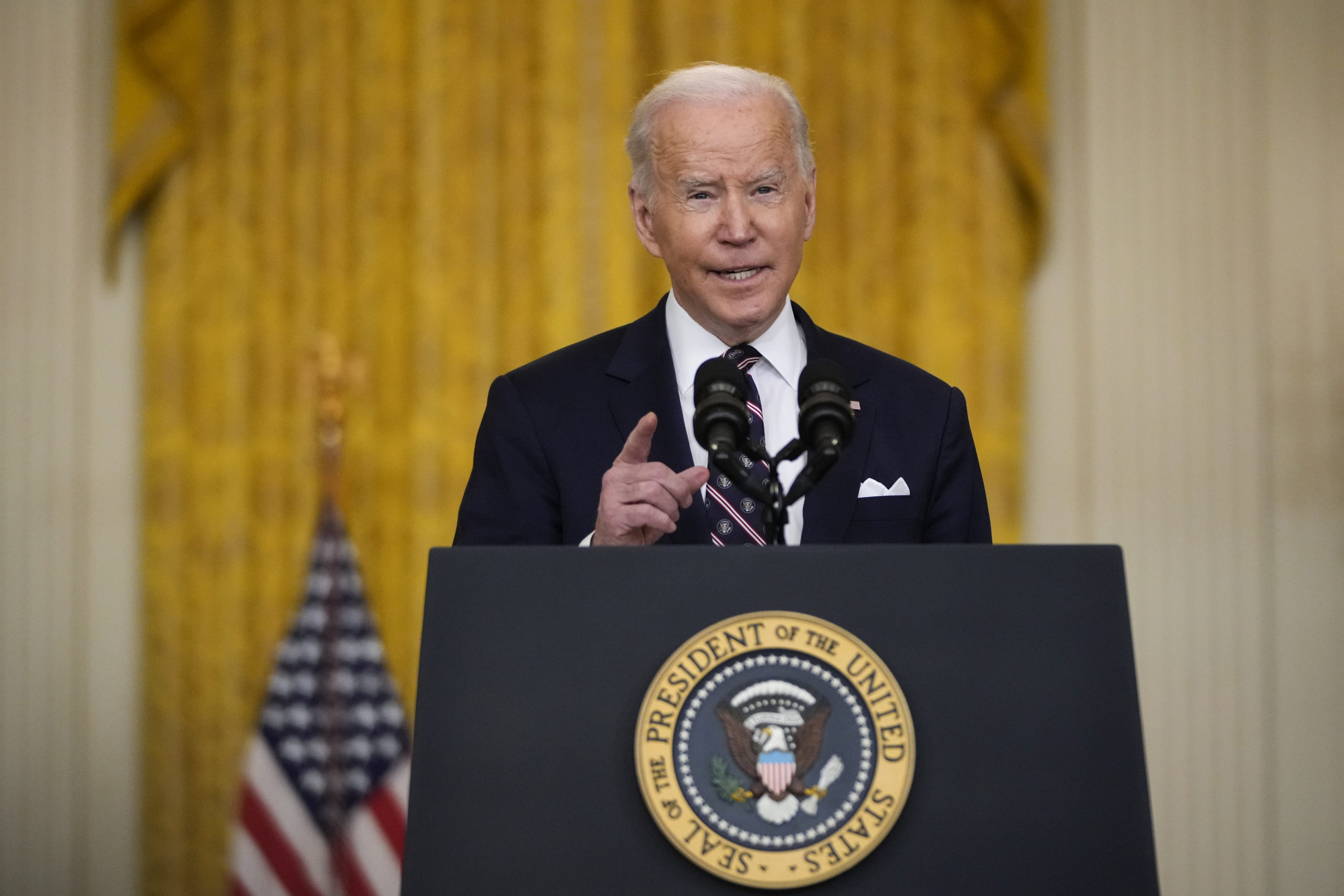 President Biden Delivers An Update On The Ukraine-Russia Crisis