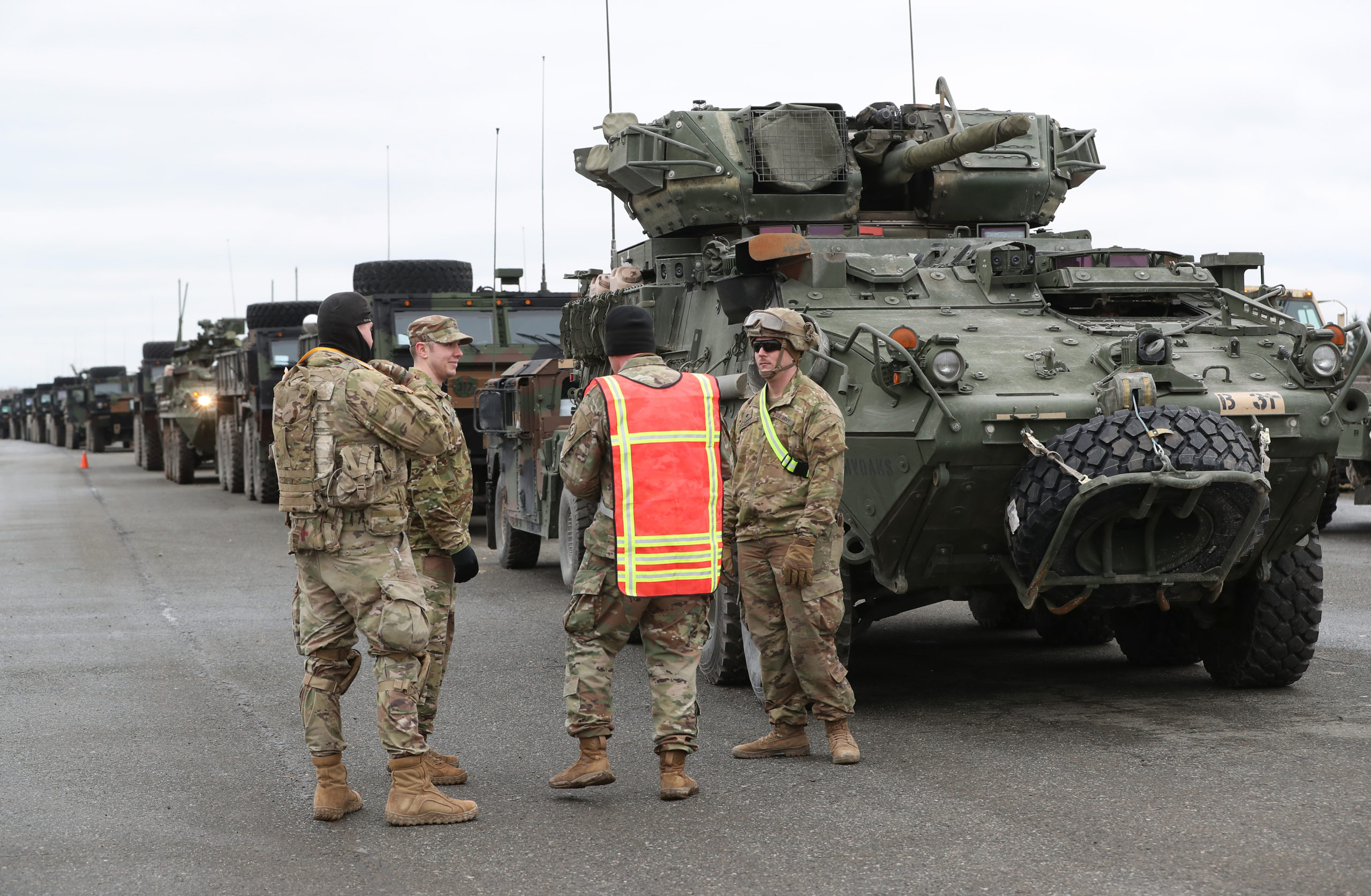 US Troops Prepare To Deploy To Romania As Ukraine Situation Remains Uncertain