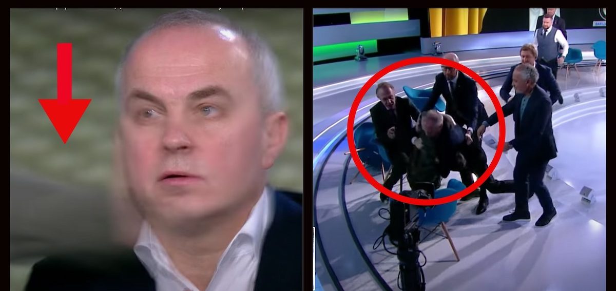 Fight Breaks Out On Live TV After Journalist Smacks Ukrainian Politician