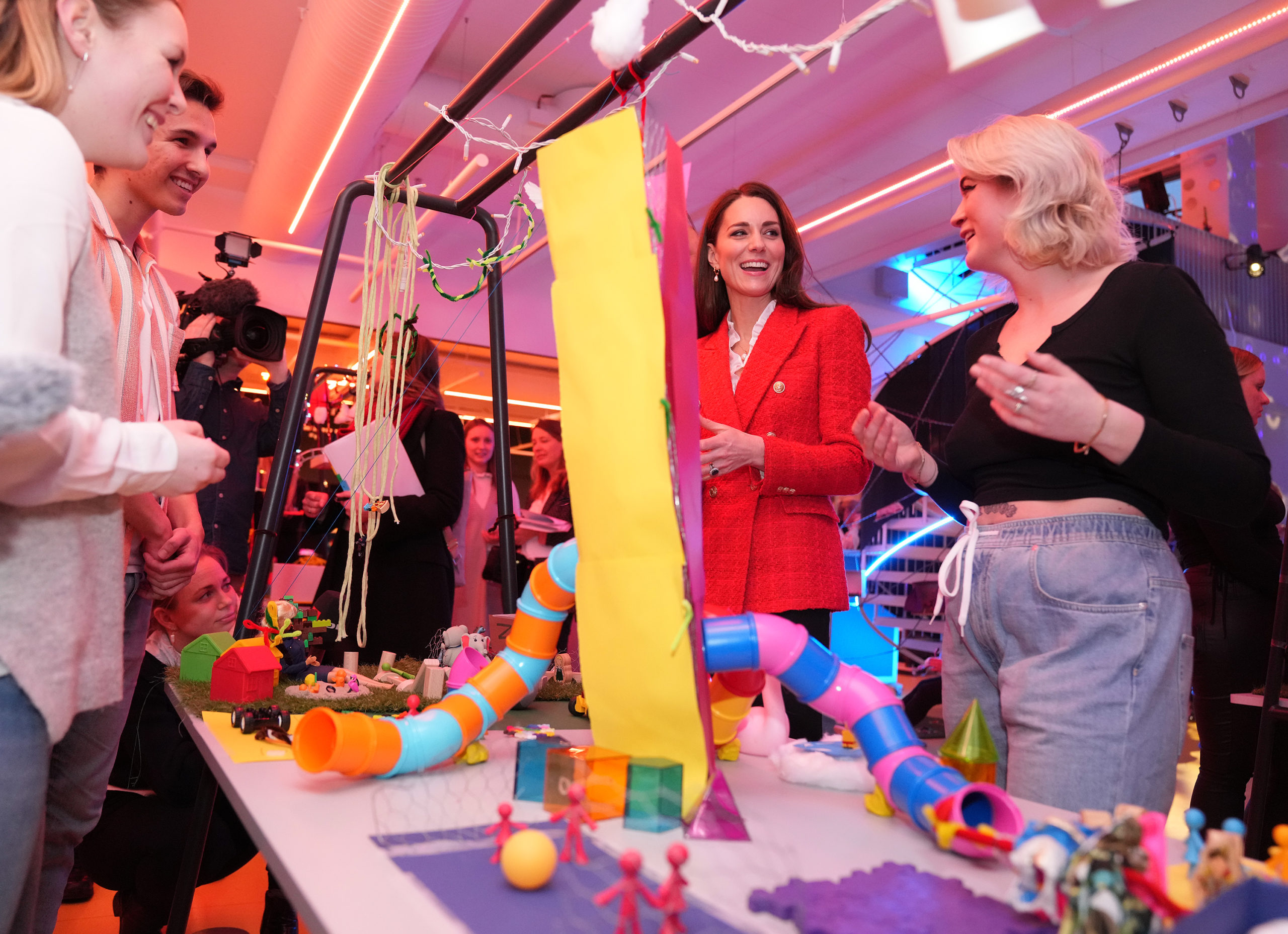 The Duchess Of Cambridge Visits The LEGO Foundation PlayLab (Photo credit: SplashNews.com)