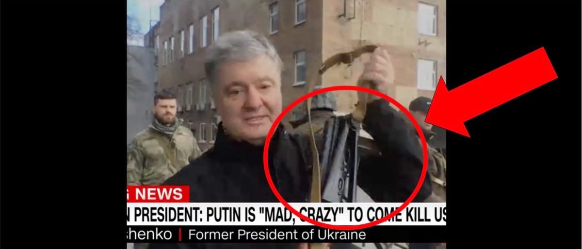 Former Ukrainian President Is On The Streets With A Rifle