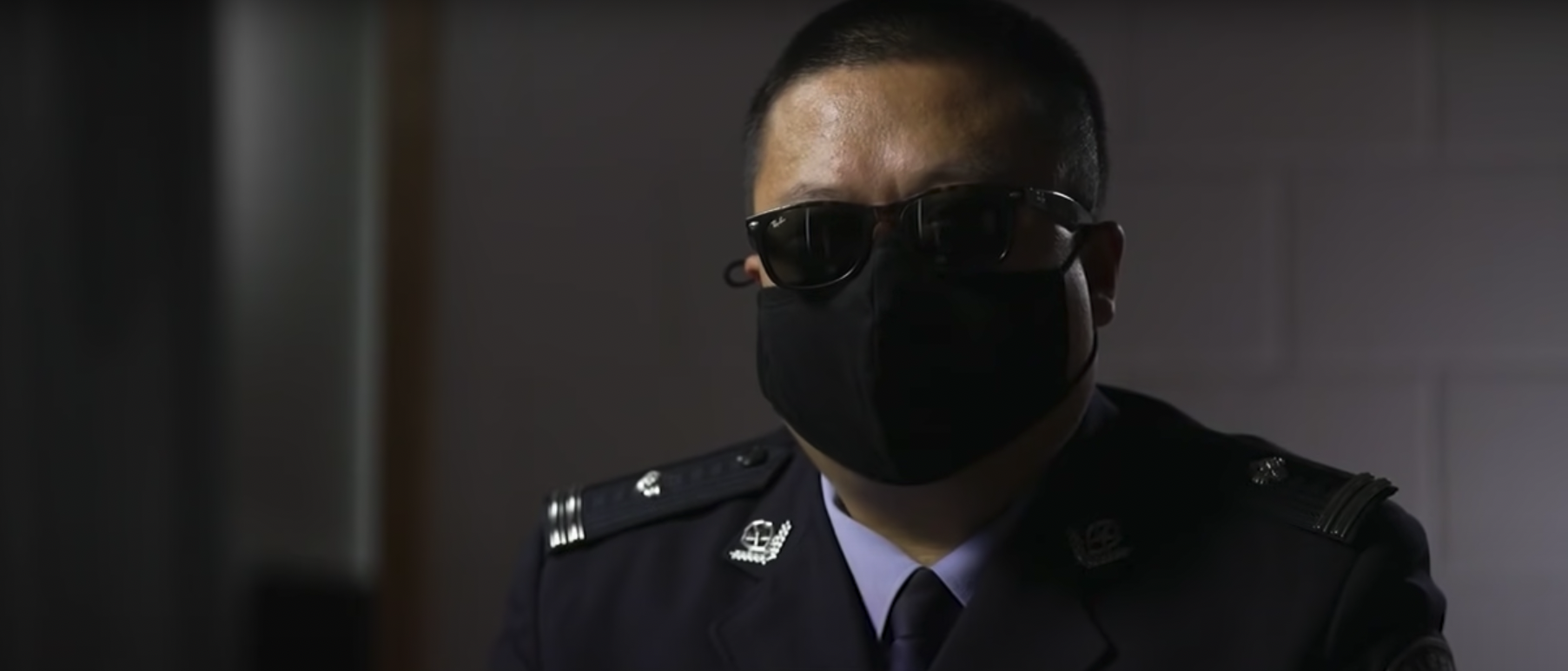 A self-proclaimed former member of Chinese security forces told CNN he was ordered to “arrest and torture” Uyghur prisoners during an October 2021 interview. [YouTube/Screenshot/CNNArabic]