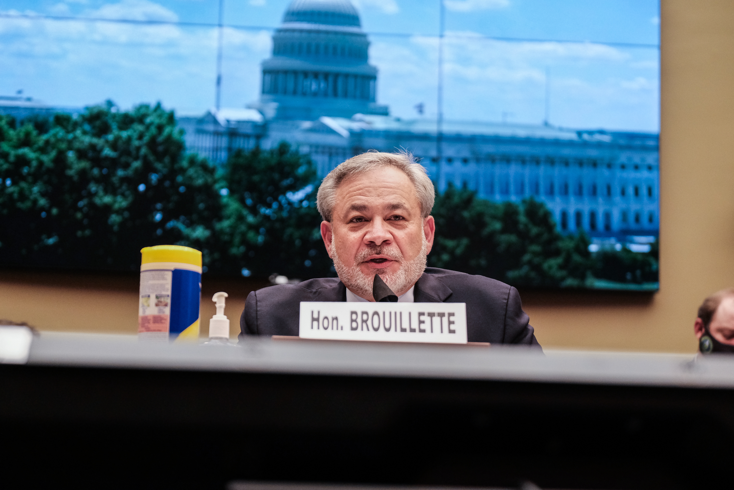 Former Energy Secretary Dan Brouillette testifies at a hearing on July 14, 2020. (Michael A. McCoy/Getty Images)