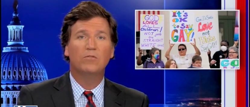 ‘You Should Be Beaten Up’: Tucker Carlson Says Florida Bill Protects Kindergarteners From Learning About Sex And Gender Identity