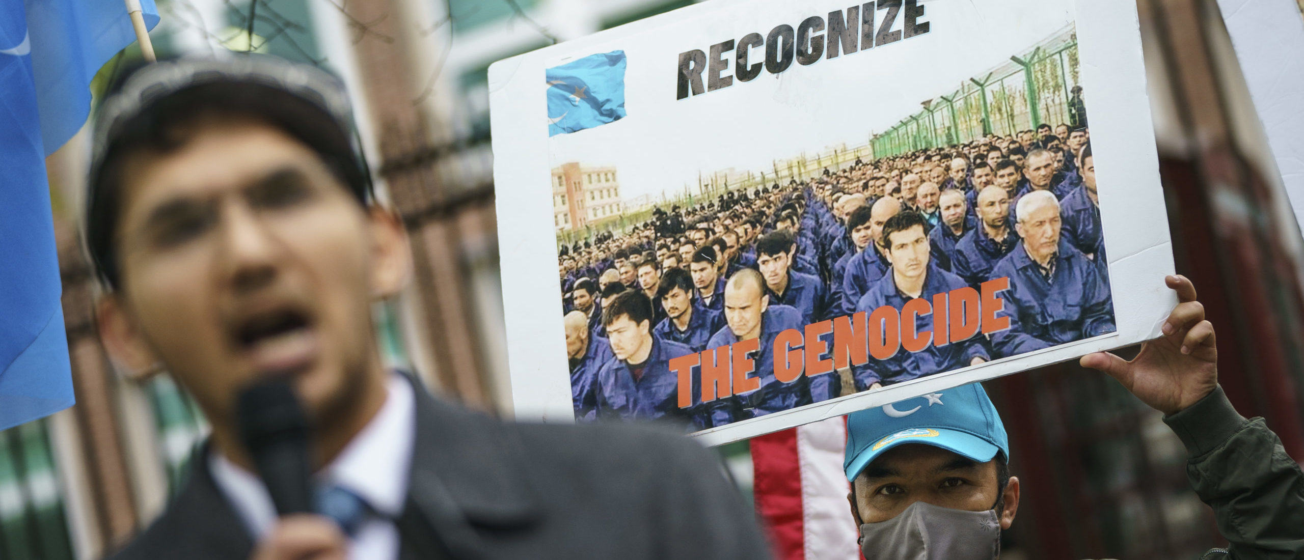 Hundreds of human rights groups and at least eight governmental bodies have determined China is responsible for committing atrocities against Uyghurs and other ethnic minorities. (Photo by Drew Angerer/Getty Images)