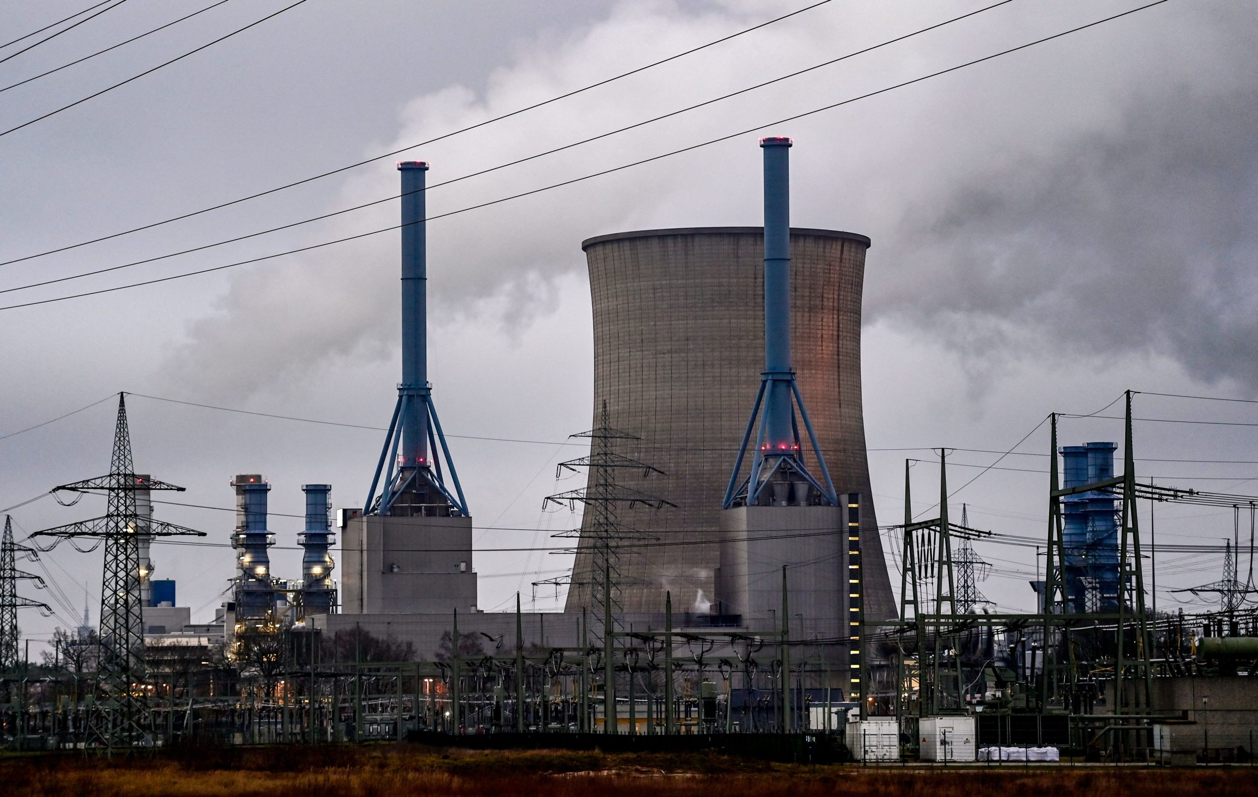 A gas-fired power plant in pictured in Lingen, Germany on Jan. 12. (Ina Fassbender/AFP via Getty Images)