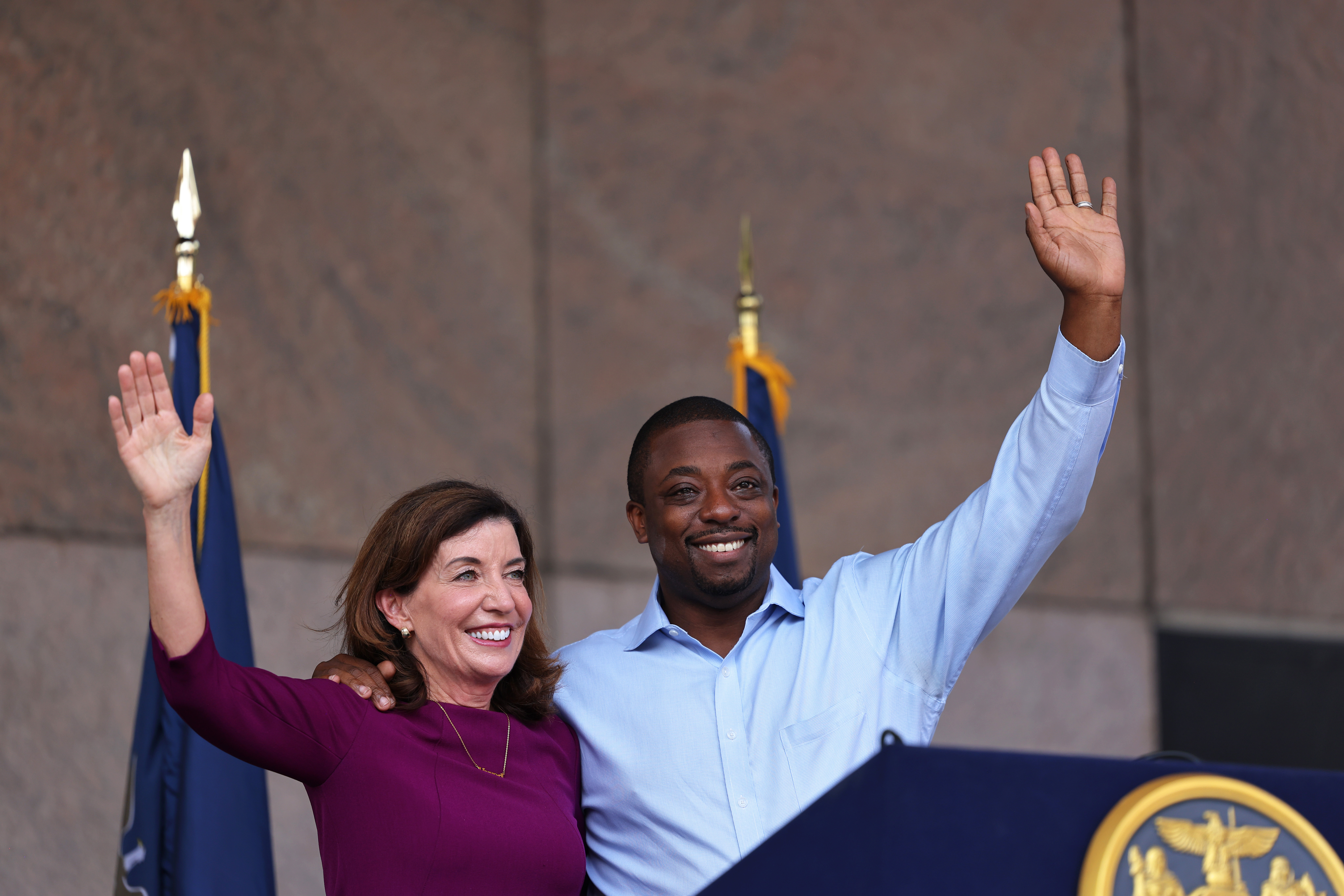 Governor Hochul Makes Special Announcement With State Senator Brian Benjamin