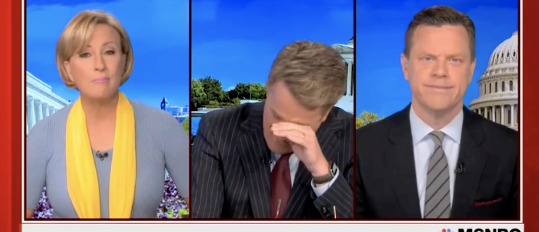 Scarborough Absolutely Loses It Over Piers Morgan, Trump Clip