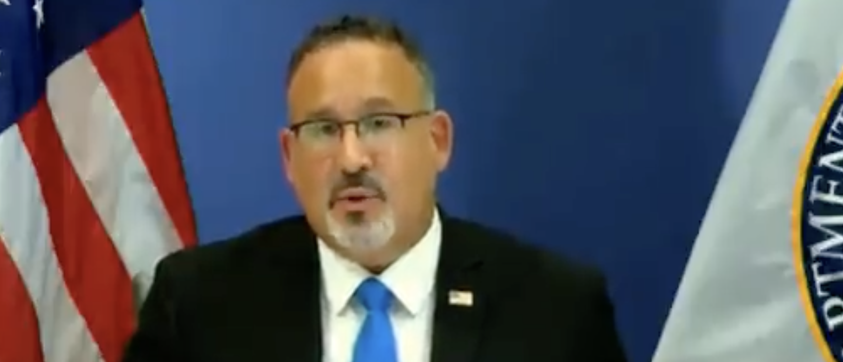 Education Secretary Miguel Cardona Insinuates Jim Banks Wants To