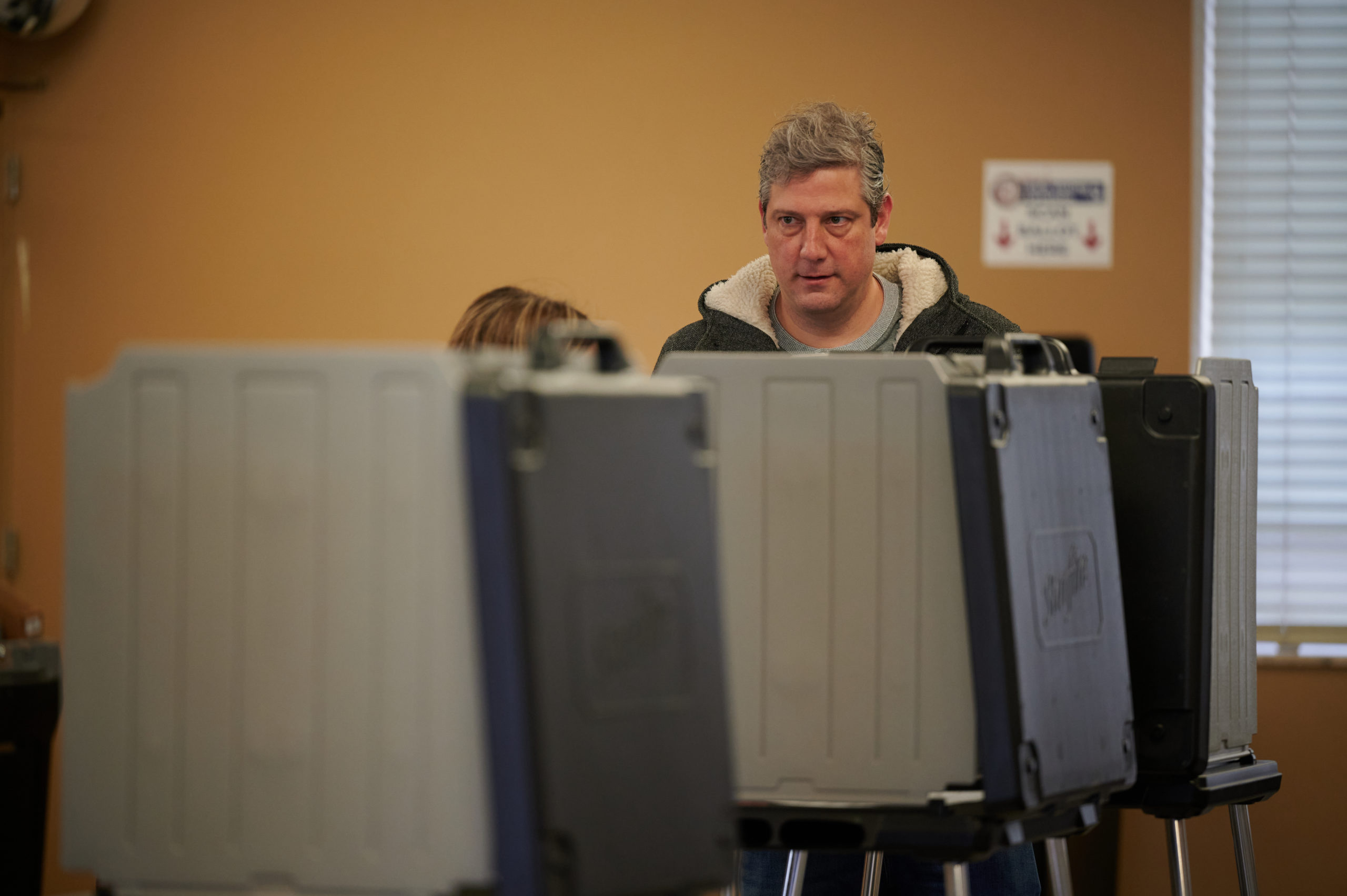 Ohio Senate Candidate Tim Ryan Votes Early In Democratic Primary Election