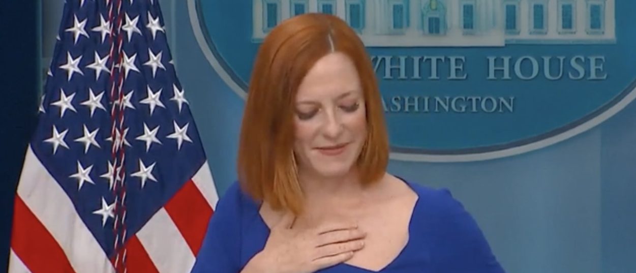 Psaki Chokes Up As She Addresses Press One Final Time Before Leaving For Reported MSNBC Gig