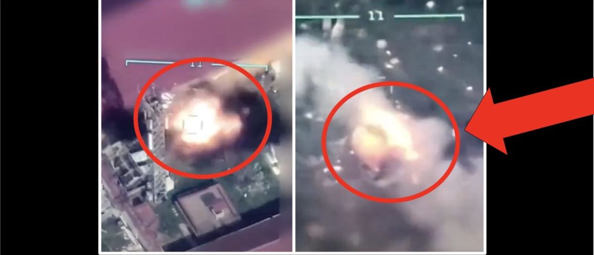 Awesome Viral Video Shows Massive Drone Strike On Russian Forces In Ukraine