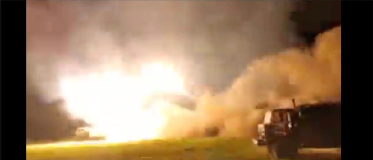 Viral Video Shows Russia Firing Rockets In Ukraine