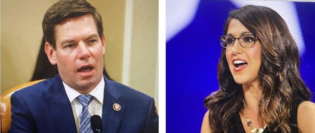 Without Evidence, Rep. Eric Swalwell Blames Rep. Lauren Boebert For July 4 Shooting