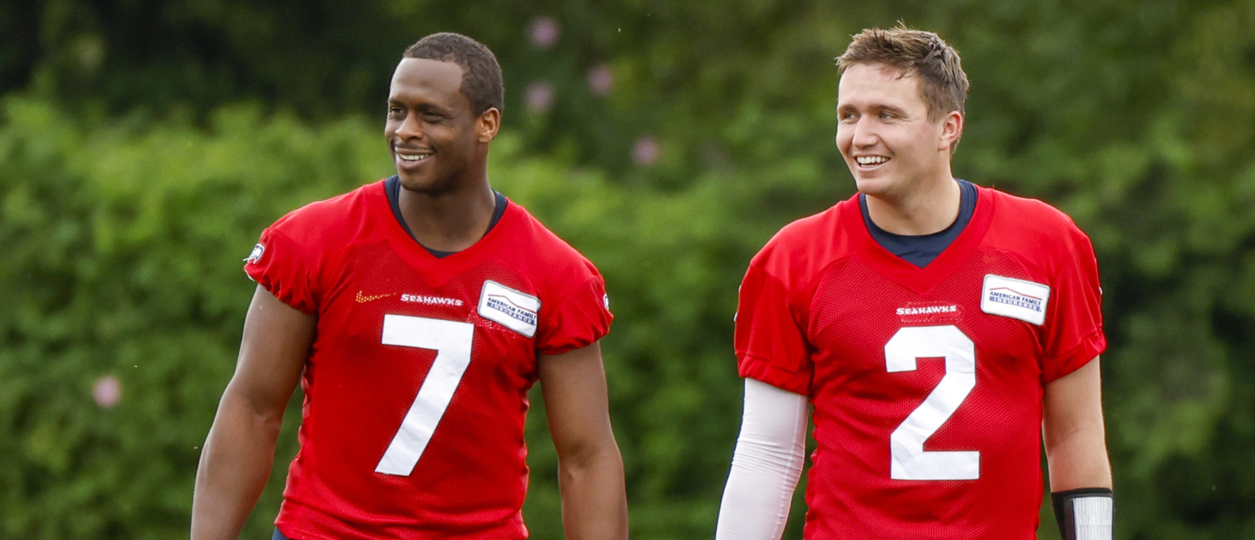 Quarterback Geno Smith has won the Seahawks starting quarterback