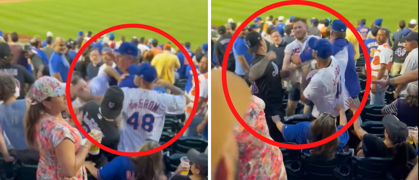 Mets fans brutally punch Braves fan in face in Citi Field brawl