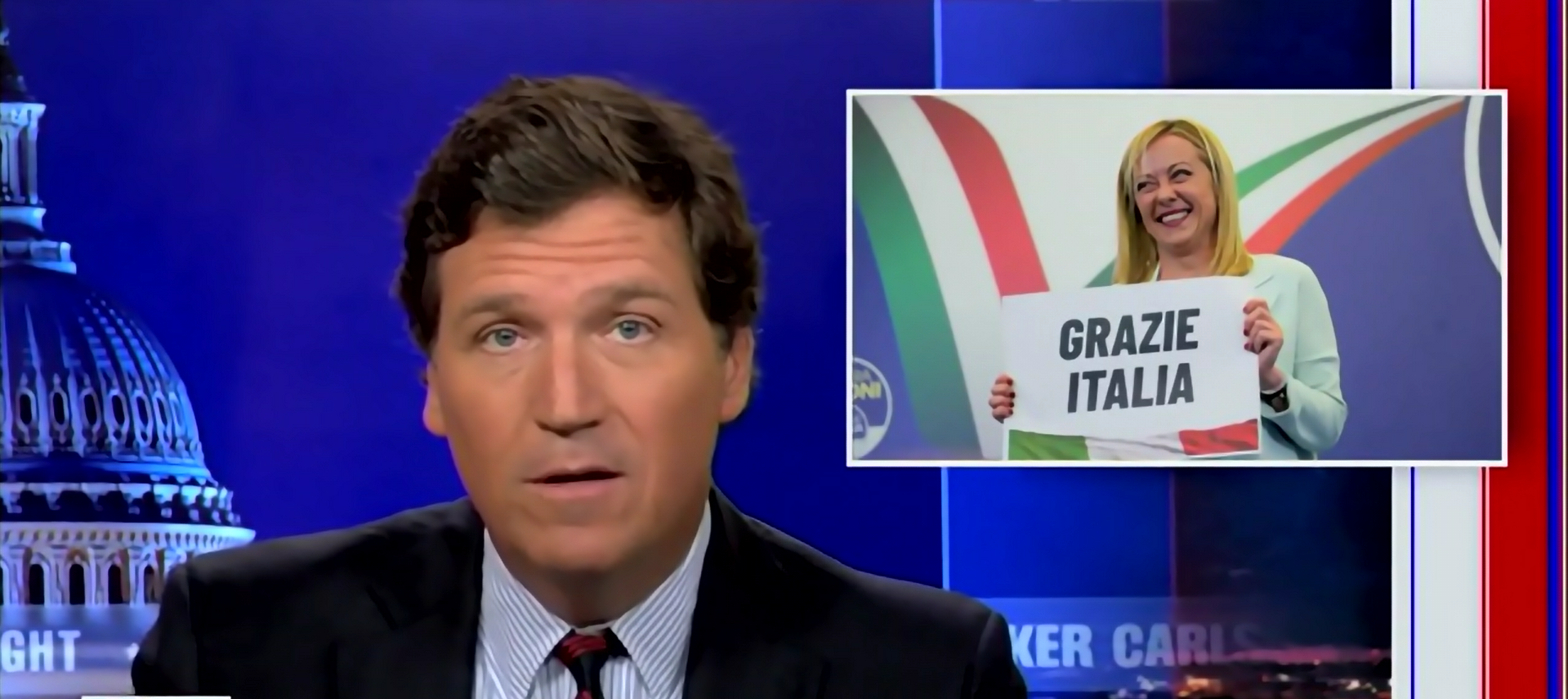‘No tienen miedo’: Tucker explica por qué los italianos optaron por Giorgia Meloni