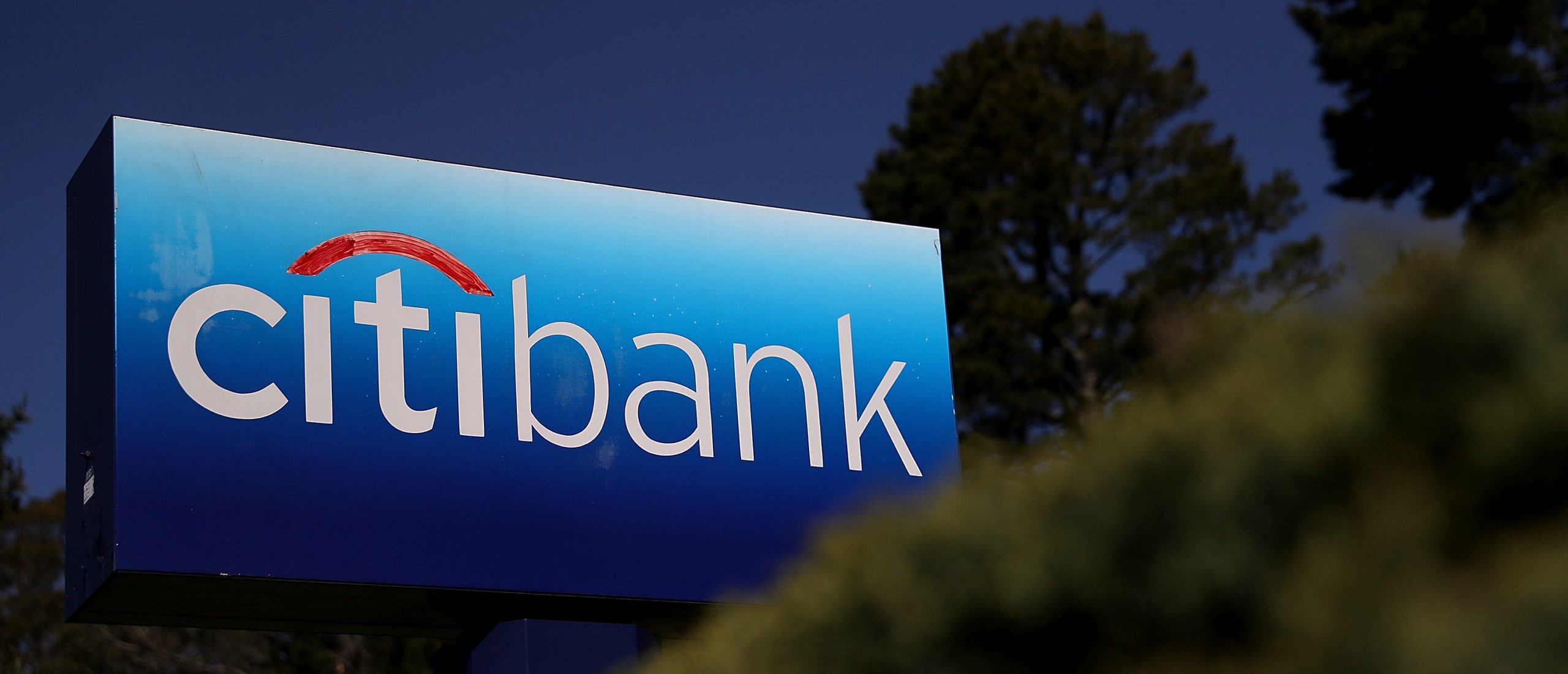 MILL VALLEY, CA - APRIL 13: A sign is posted in front of a Citibank office on April 13, 2018 in Mill Valley, California. (Photo by Justin Sullivan/Getty Images)