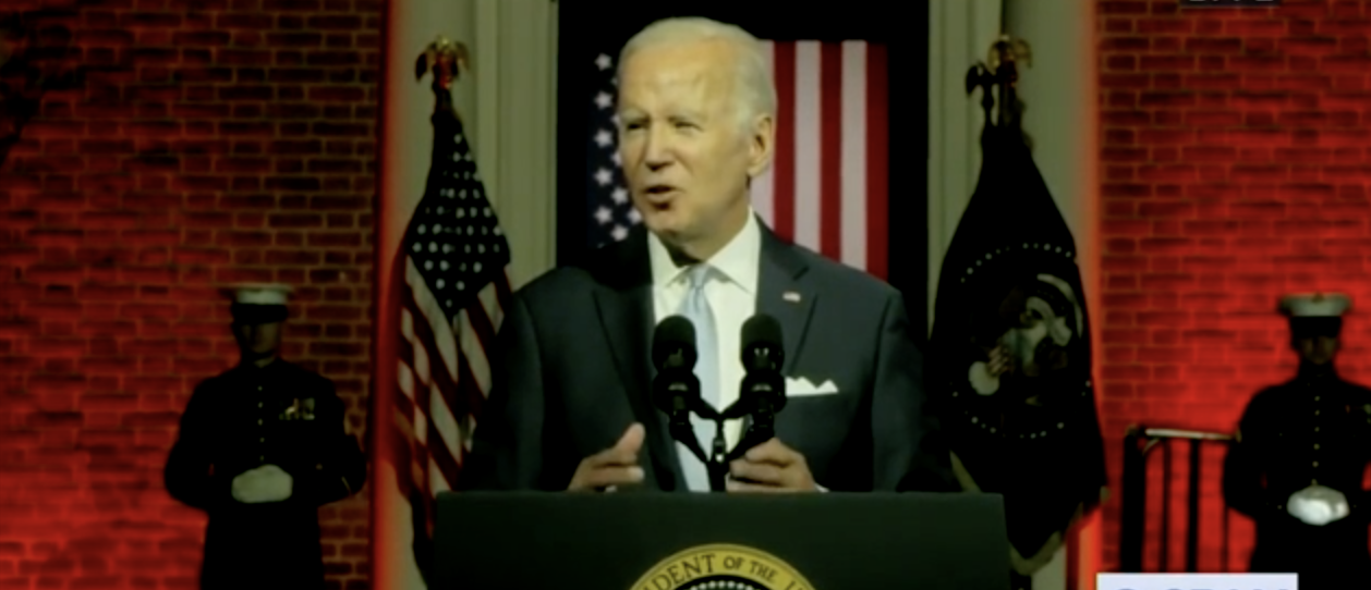 President Joe Biden&amp;#039;s speech in Philadelphia, shouting &am...
