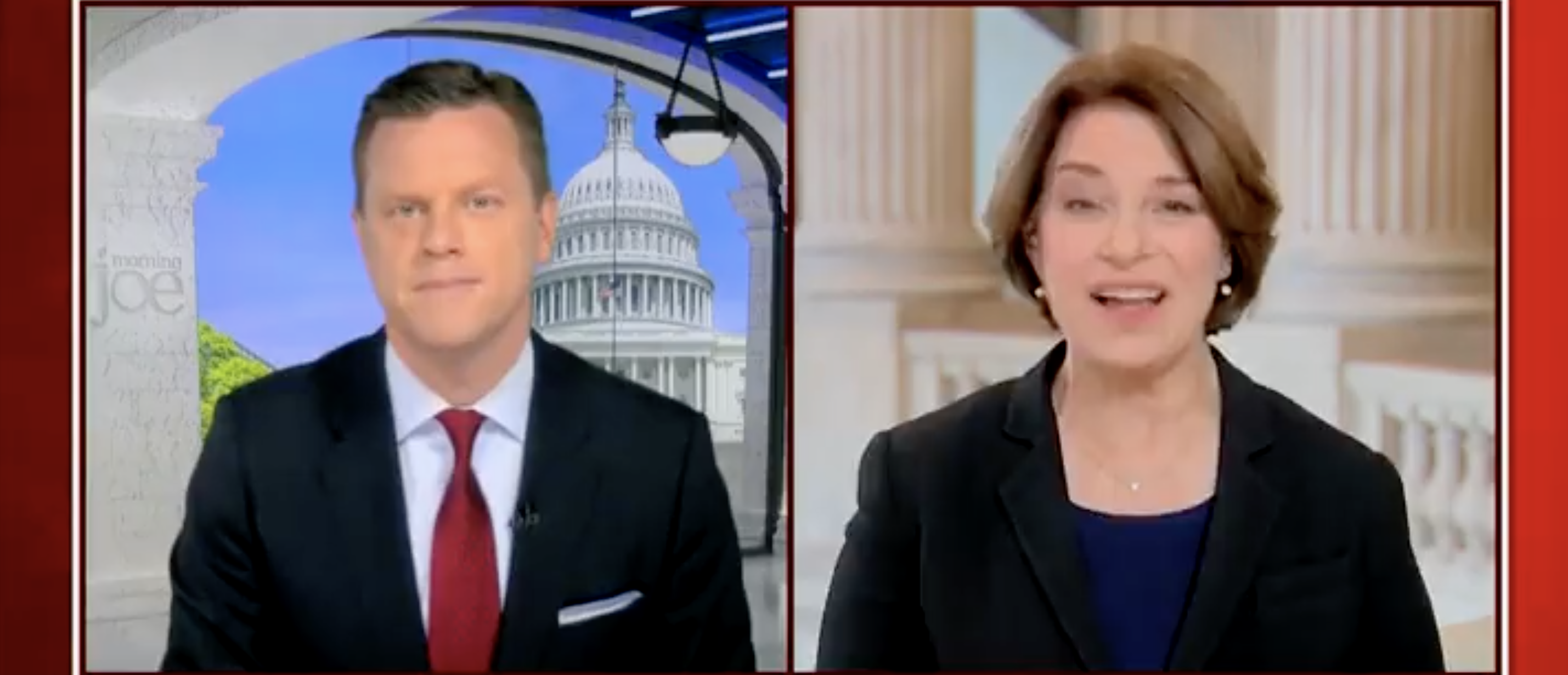 Sen. Klobuchar Thanks MSNBC For Being The Gold Star Of Truth