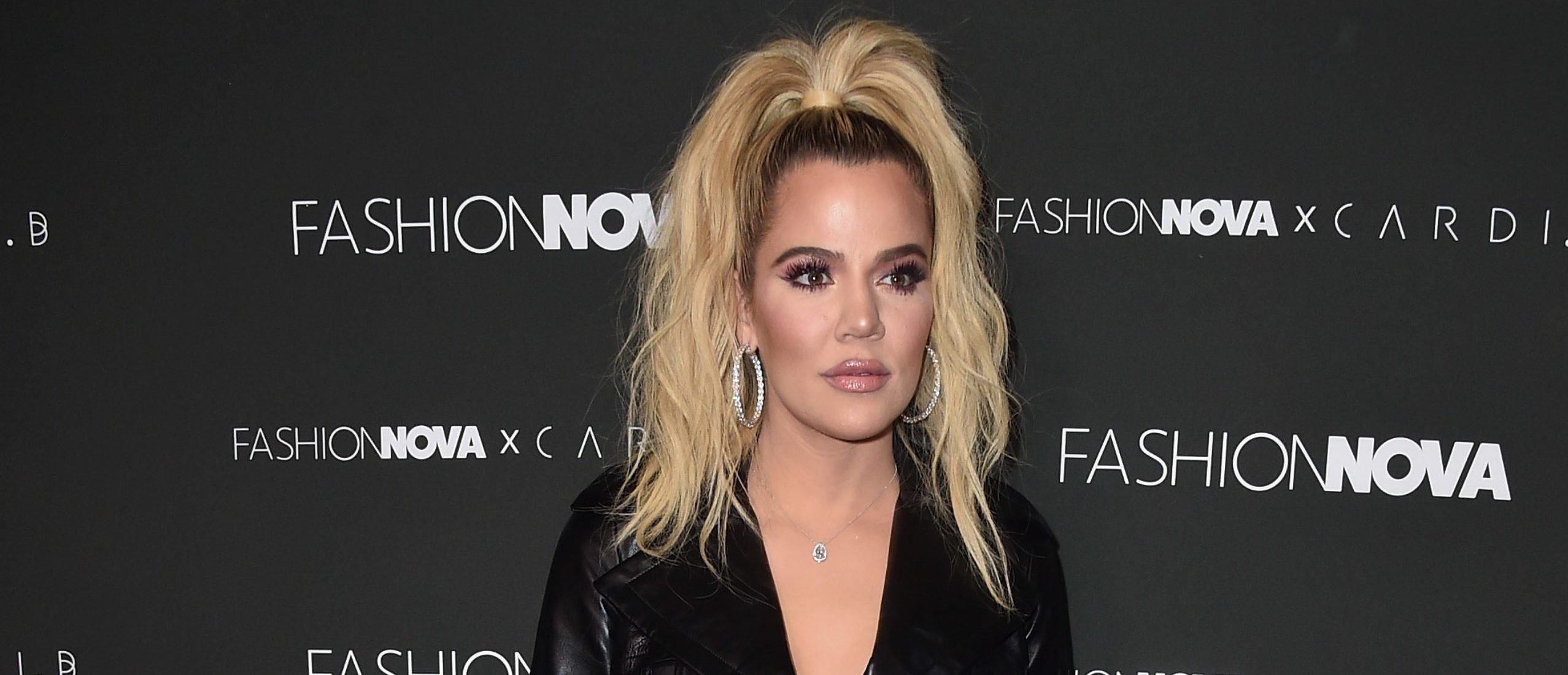 HOLLYWOOD, CALIFORNIA - NOVEMBER 14: Khloe Kardashian attends the Fashion Nova x Cardi B Collaboration Launch Event at Boulevard3 on November 14, 2018 in Hollywood, California. (Photo by Alberto E. Rodriguez/Getty Images)