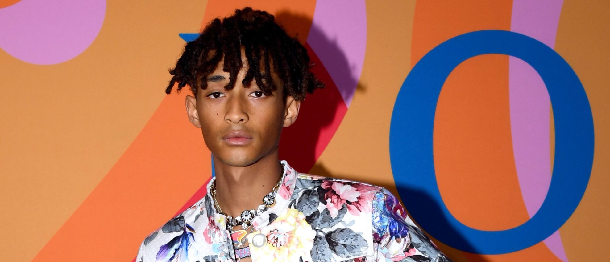 Jaden Smith arrives at Louis Vuitton's 200 Trunks, 200 Visionaries