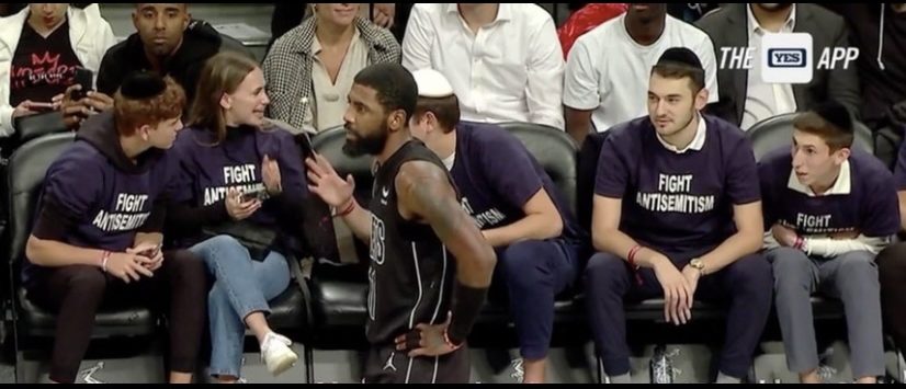 Protesters Sit Front Row At NBA Game After Kyrie Irving Shares Anti-Semitic Movie. Will He Be Unemployed Soon?