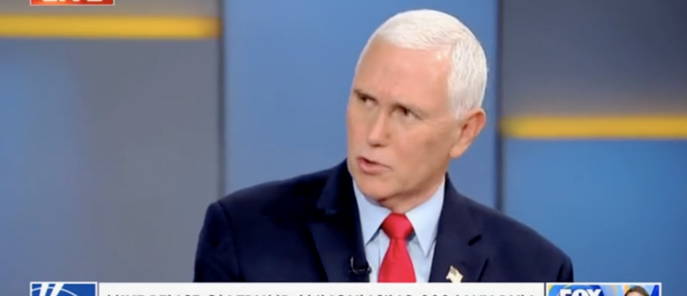 Pence Says GOP Will Have ‘Better Choices’ Than Trump