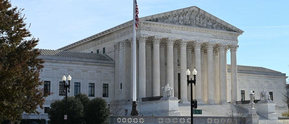 The US Supreme Court in Washington, DC, on December 4, 2022. (Photo by Daniel SLIM / AFP) (Photo by DANIEL SLIM/AFP via Getty Images)