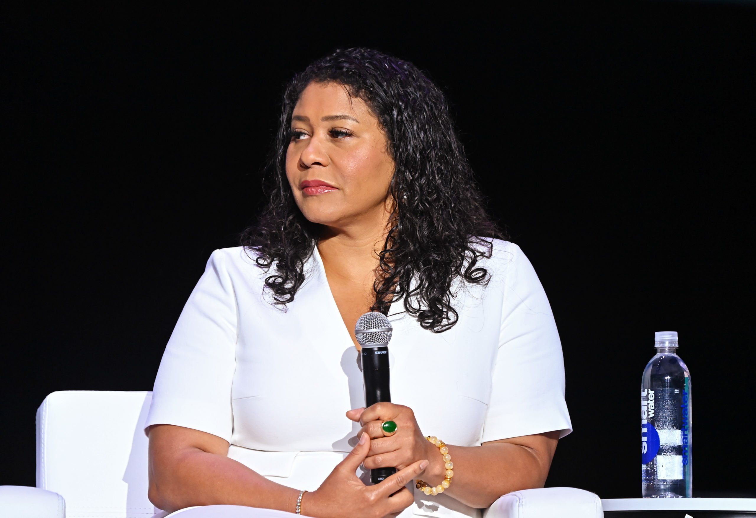 NEW ORLEANS, LOUISIANA - JULY 02: San Francisco Mayor London Breed speaks onstage during the 2022 Essence Festival of Culture at the Ernest N. Morial Convention Center on July 2, 2022 in New Orleans, Louisiana. (Photo by Paras Griffin/Getty Images for Essence)