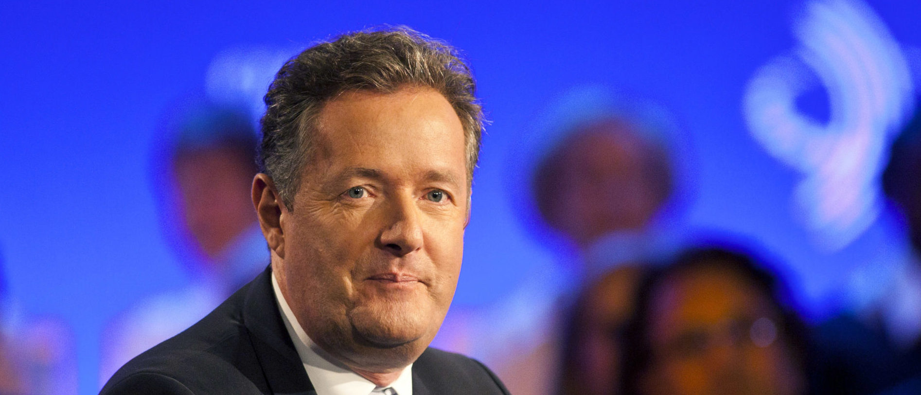 NEW YORK - SEPTEMBER 25: Piers Morgan, speaks during a taping of CNN's Piers Morgan Tonight at the annual Clinton Global Initiative (CGI) meeting on September 25, 2013 in New York City. Timed to coincide with the United Nations General Assembly, CGI brings together heads of state, CEOs, philanthropists and others to help find solutions to the world's major problems. (Photo by Ramin Talaie/Getty Images)