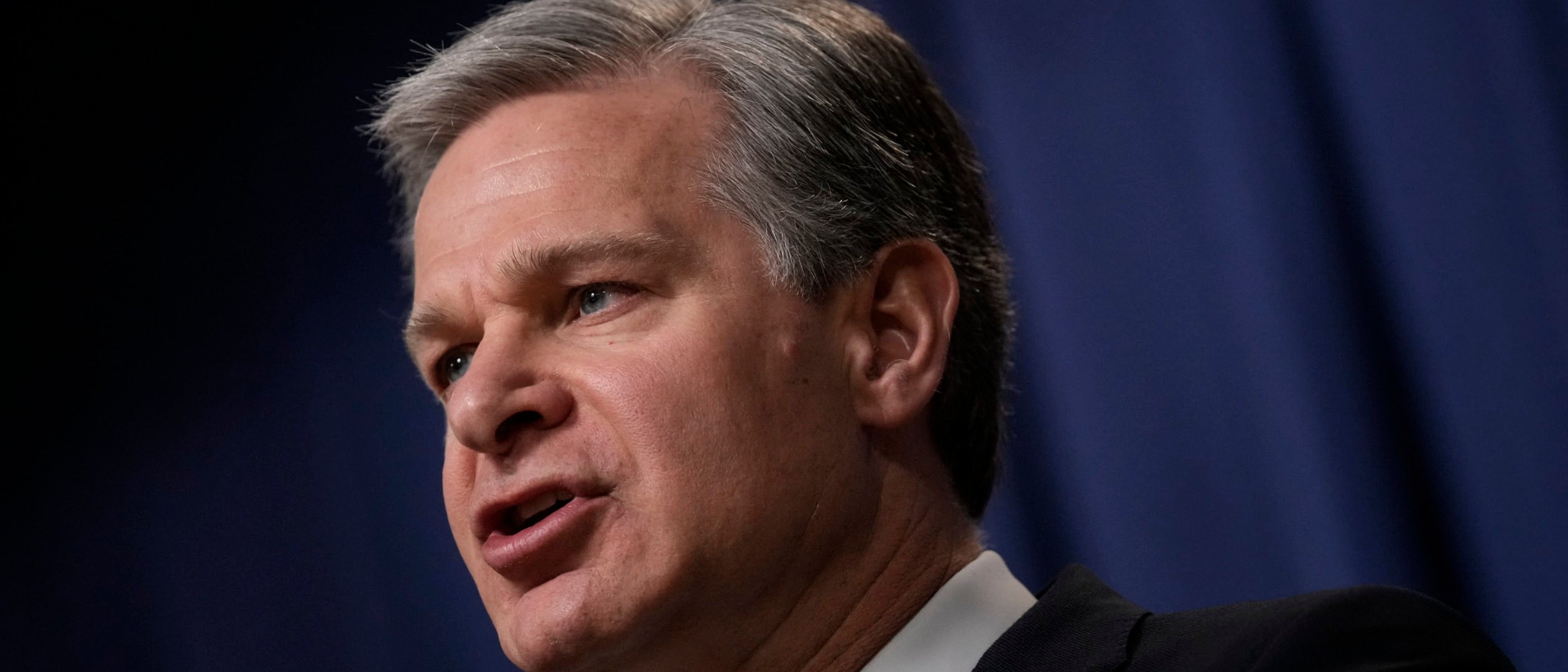 Director Wray stated that the FBI knew of Beijing's overseas police stations in November 2022. (Photo by Drew Angerer/Getty Images)