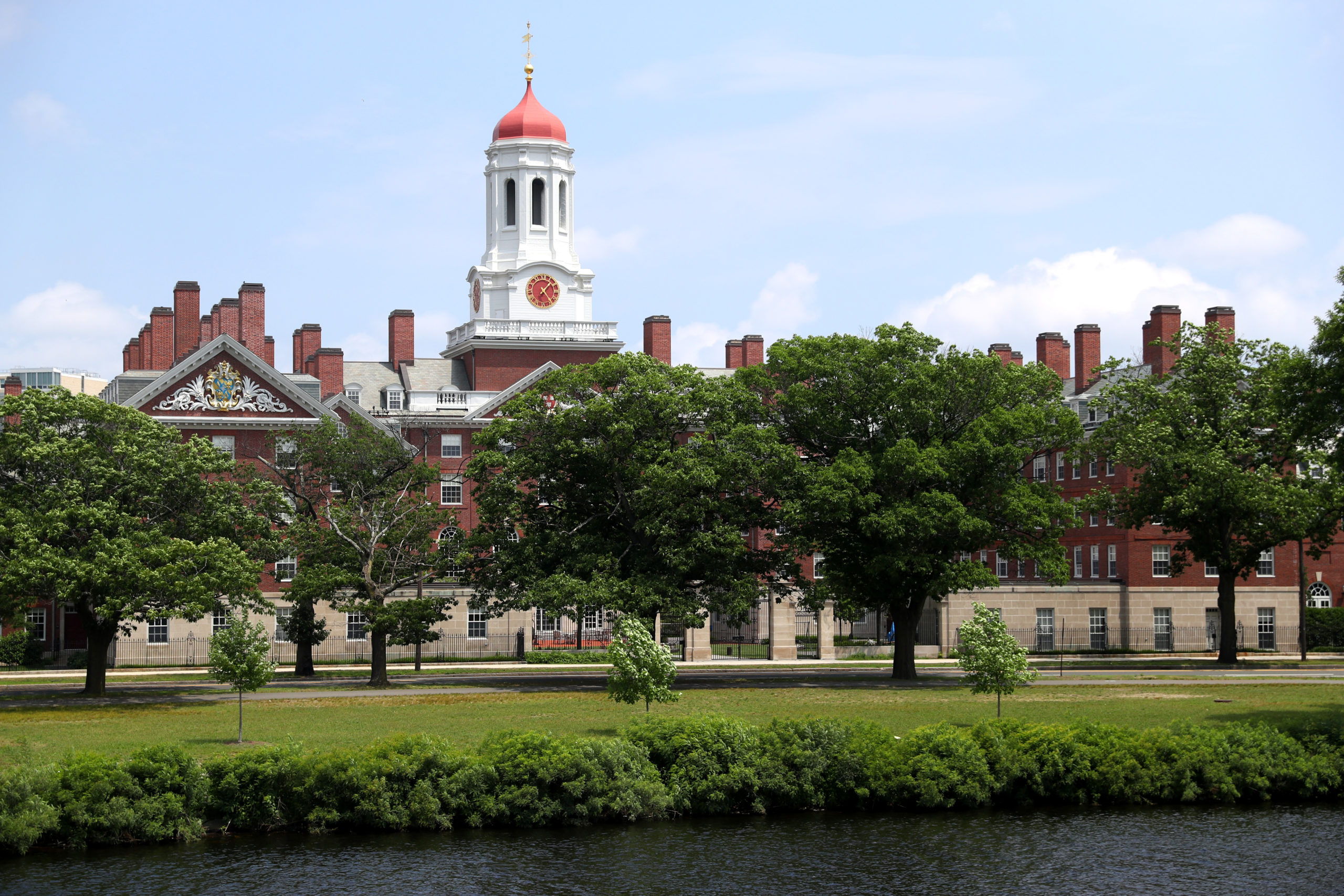 A view of the campus of Harvard University on July 08, 2020 in Cambridge, Massachusetts. 