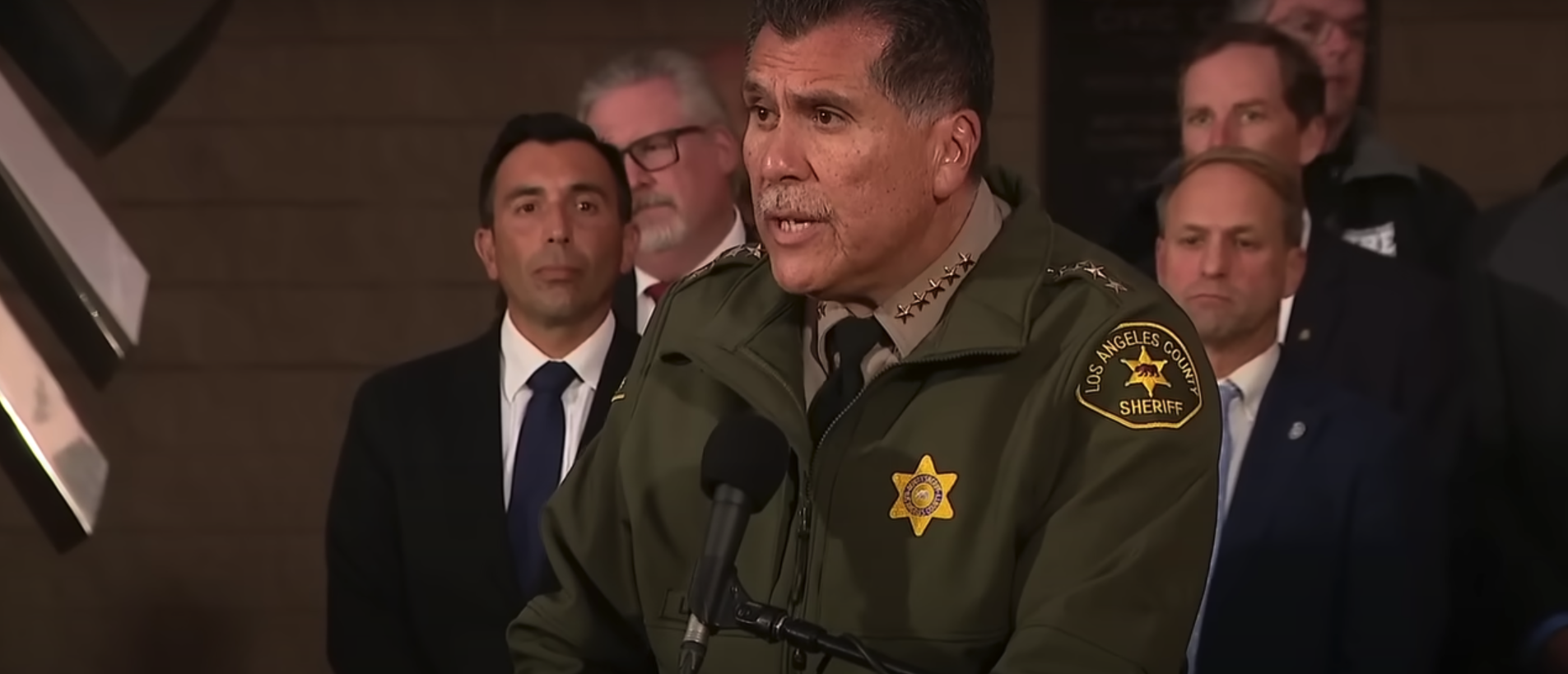 Los Angeles Sheriff Robert Luna named the suspected gunman as Huu Can Tran. [YouTube/Screenshot/Fox11LosAngeles]