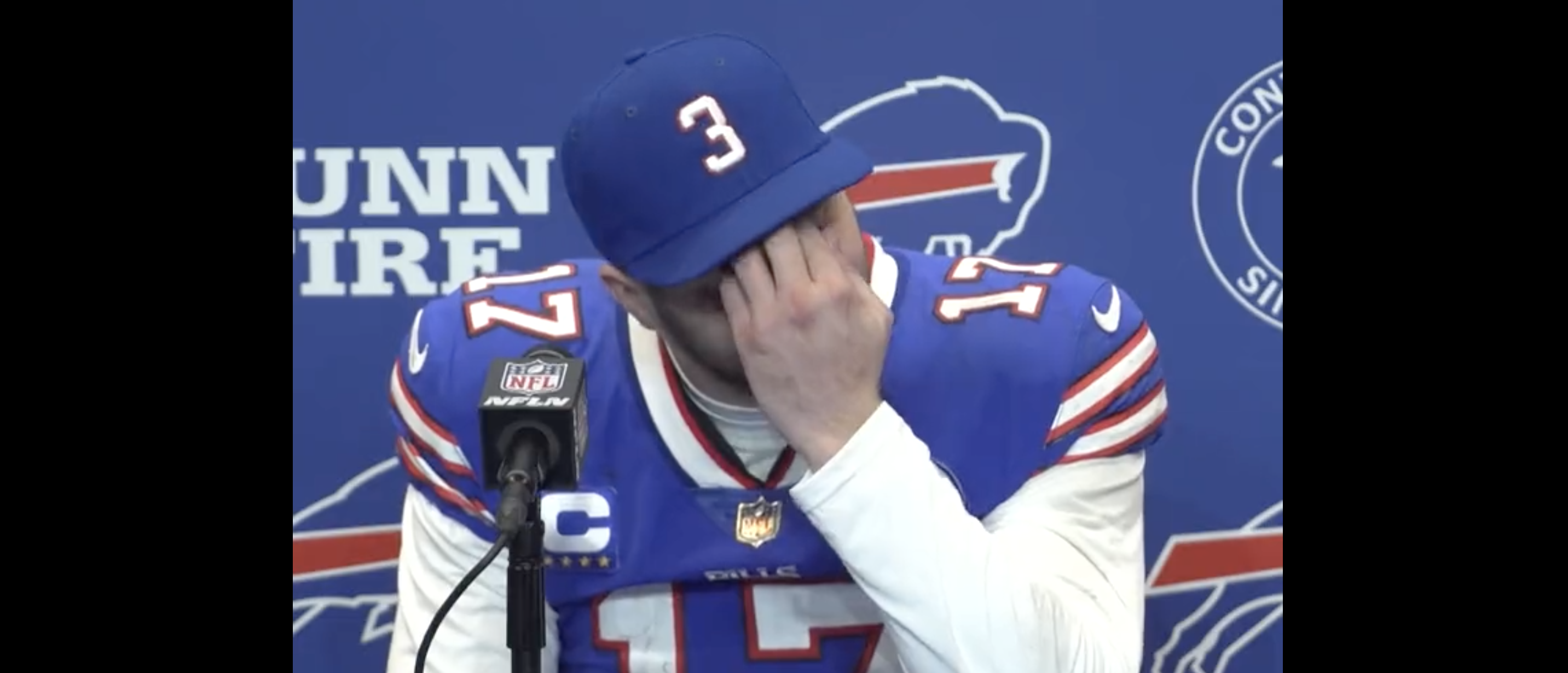 God's Real': Bills QB Josh Allen Fights Back Tears While