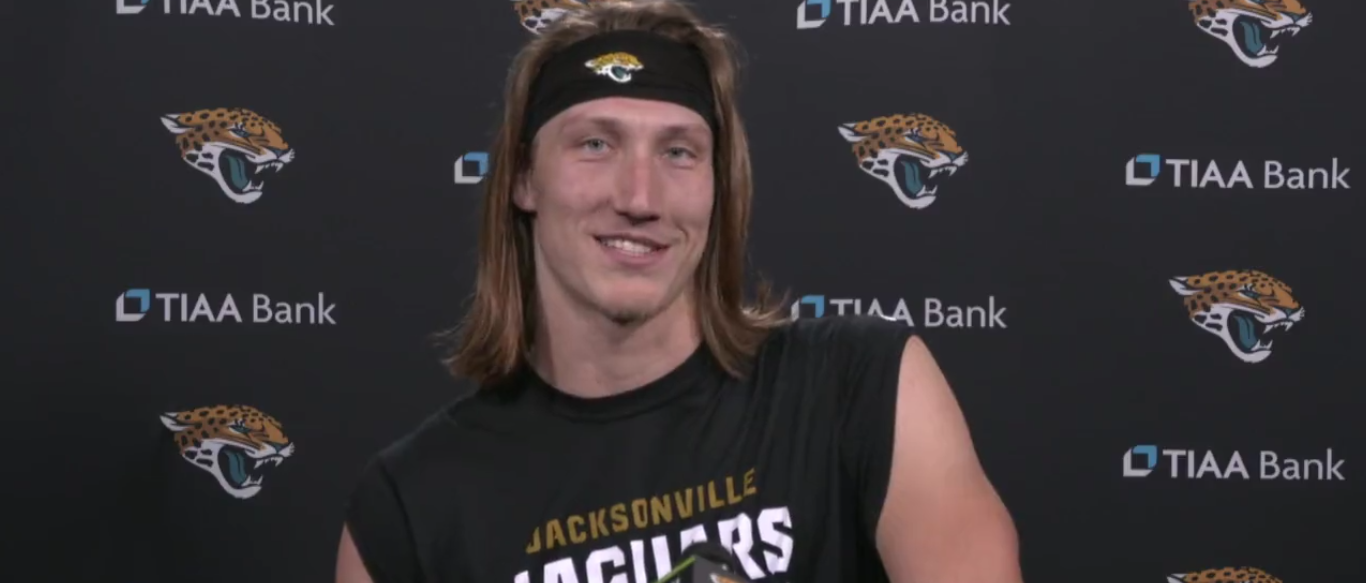 Trevor Lawrence's wife, Marissa, reacts to Jaguars' wild win