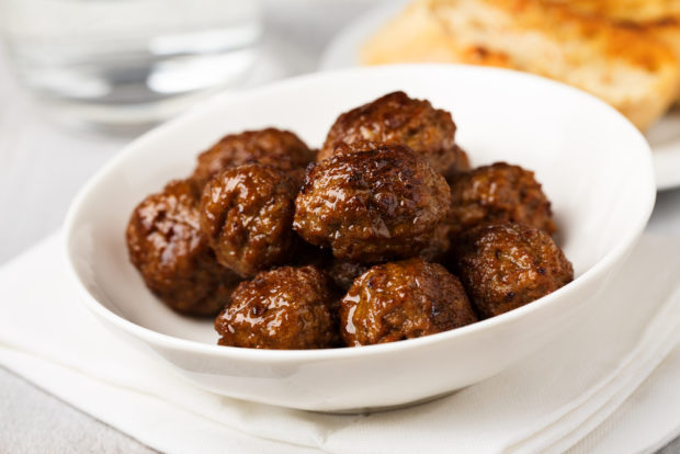 Meatballs served on a dish [Shutterstock Martin Rettenberger]