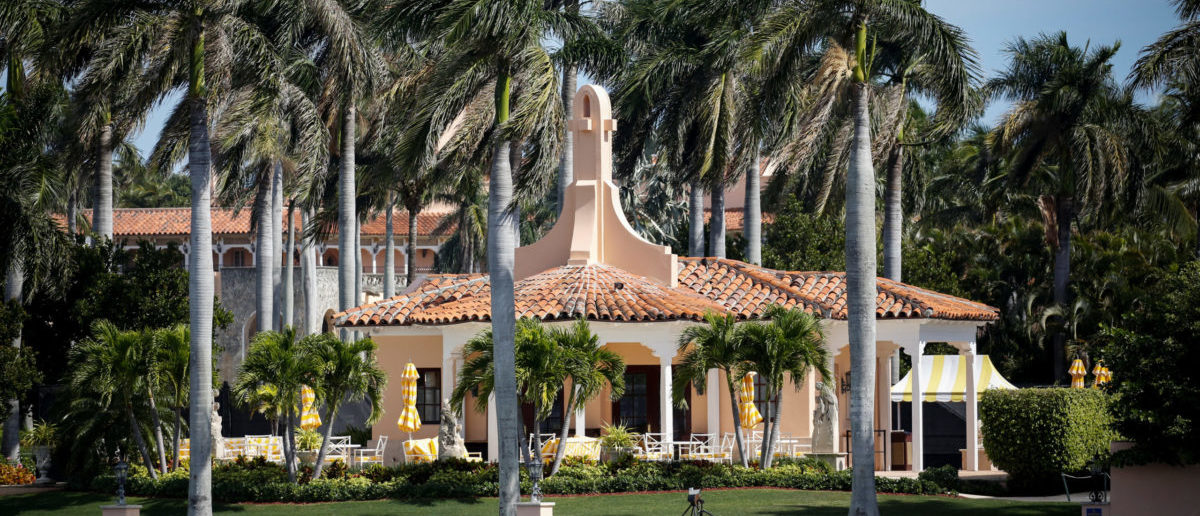 A view of former U.S. President Donald Trump's Mar-a-Lago home, after a Georgia judge on Thursday released excerpts of a grand jury report on former U.S. President Trump's attempts to overturn his 2020 election defeat in the state, in Palm Beach, Florida, U.S. February 16, 2023. REUTERS/Marco Bello