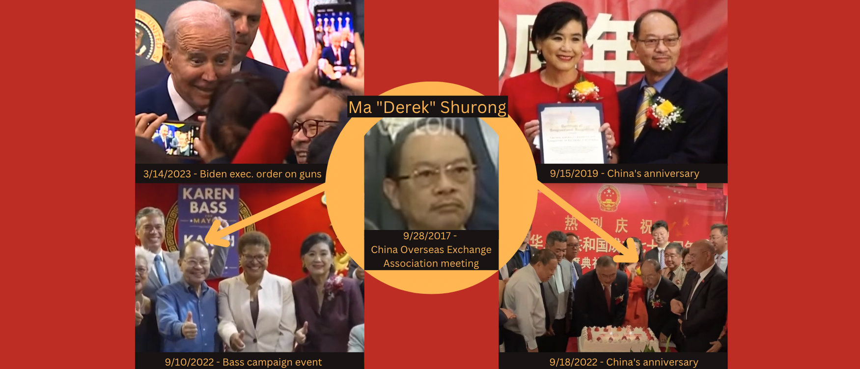 [Image created by the Daily Caller News Foundation, screenshots from Fox News, AMTV, Huaxia]