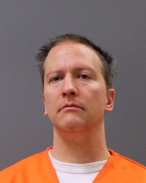 MINNEAPOLIS, MN - APRIL 21: In this photo provided by the Minnesota Department of Corrections, former Minneapolis police officer Derek Chauvin poses for a booking photo after his conviction April 21, 2021 in Minneapolis, Minnesota. Chauvin was found guilty on all three charges in the murder of George Floyd. (Photo by Minnesota Department of Corrections via Getty Images)