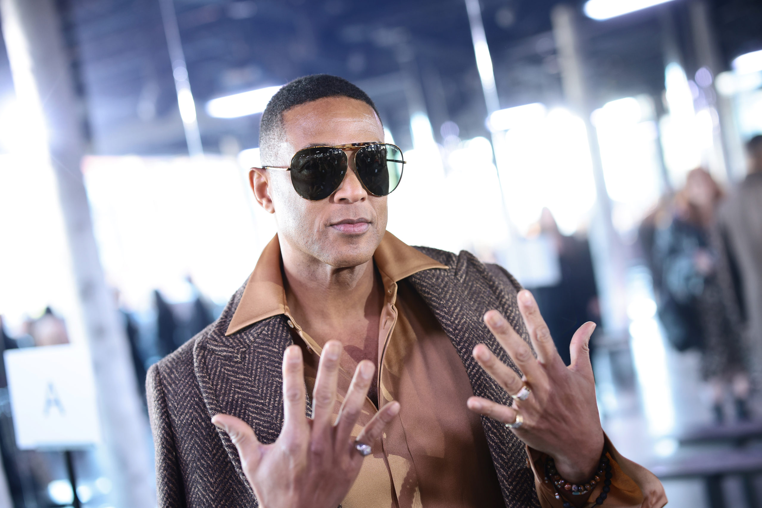 NEW YORK, NEW YORK - FEBRUARY 15: Don Lemon attends the Michael Kors Collection Fall/Winter 2023 Runway Show on February 15, 2023 in New York City. (Photo by Dimitrios Kambouris/Getty Images for Michael Kors)